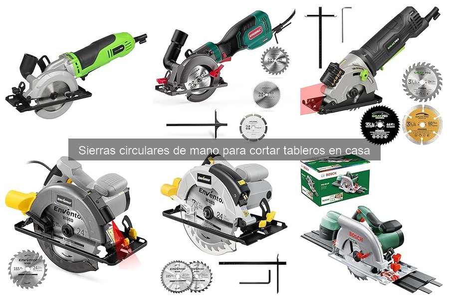 Mejores sierras circulares de mano para bricolaje en casa