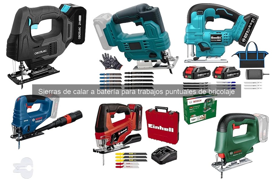 Mejores sierras de calar a batería para bricolaje en casa