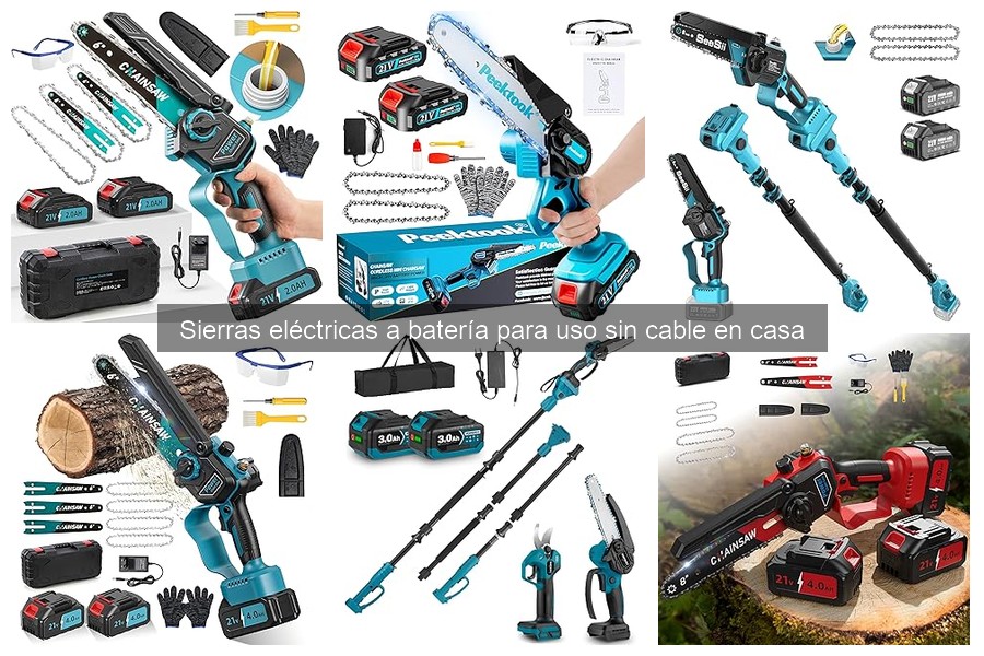 Mejores sierras eléctricas a batería para bricolaje en casa
