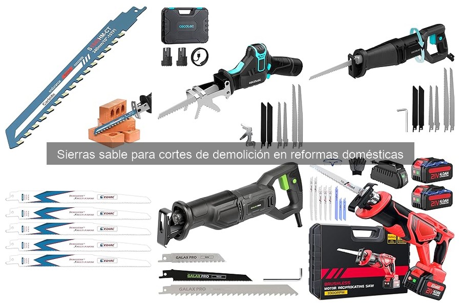 Mejores sierras sable para bricolaje en casa: comparativa