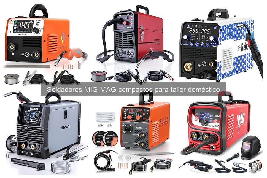 Mejores soldadores MIG MAG compactos para principiantes