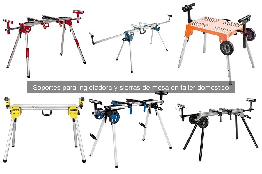 Mejores soportes para ingletadora y sierras de mesa