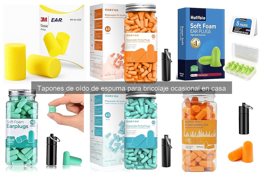 Mejores tapones de oído de espuma para bricolaje en casa
