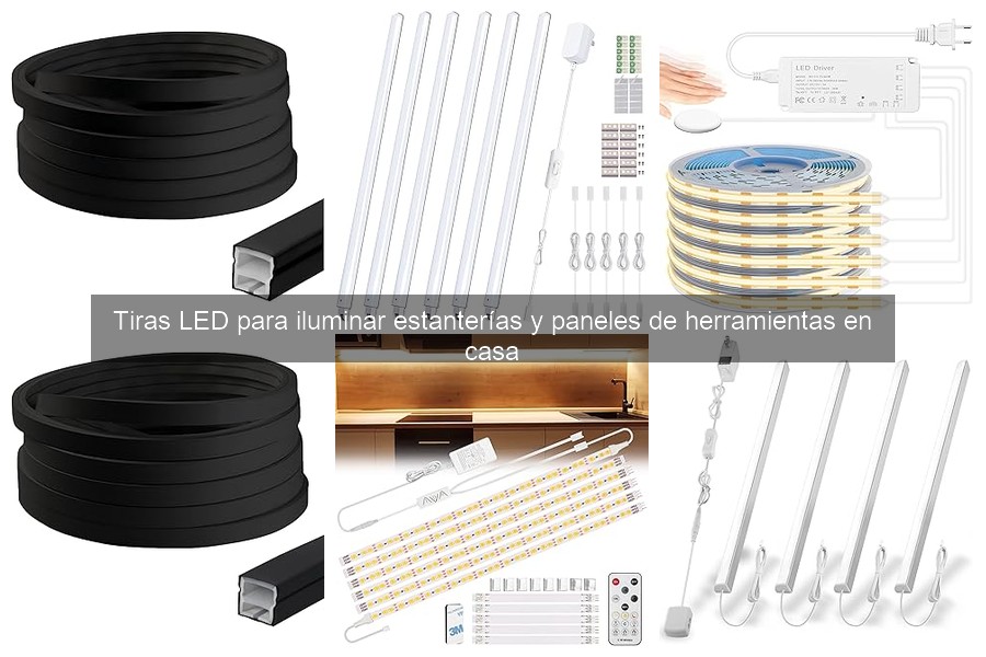 Mejores tiras LED para iluminar estanterías en casa