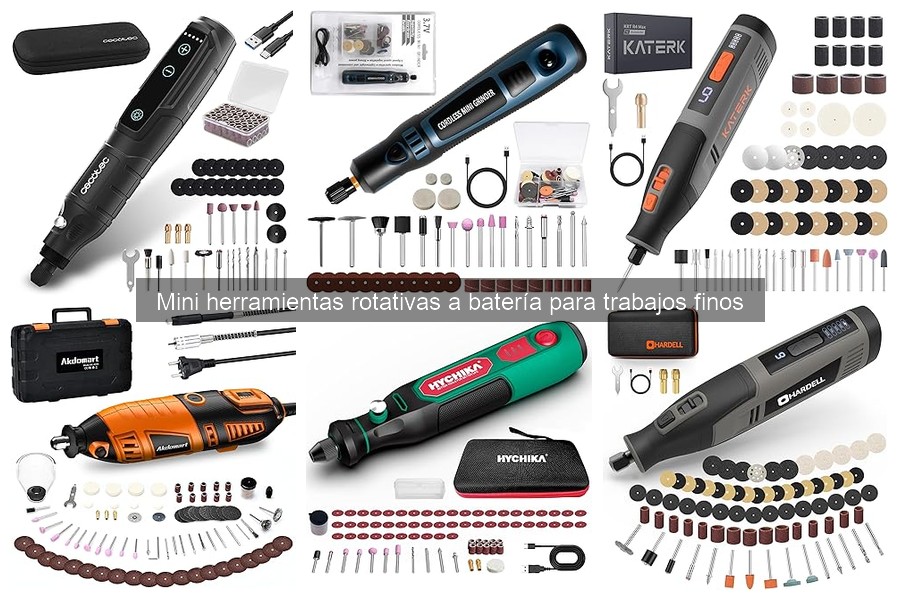 Mini herramientas rotativas a batería para principiantes