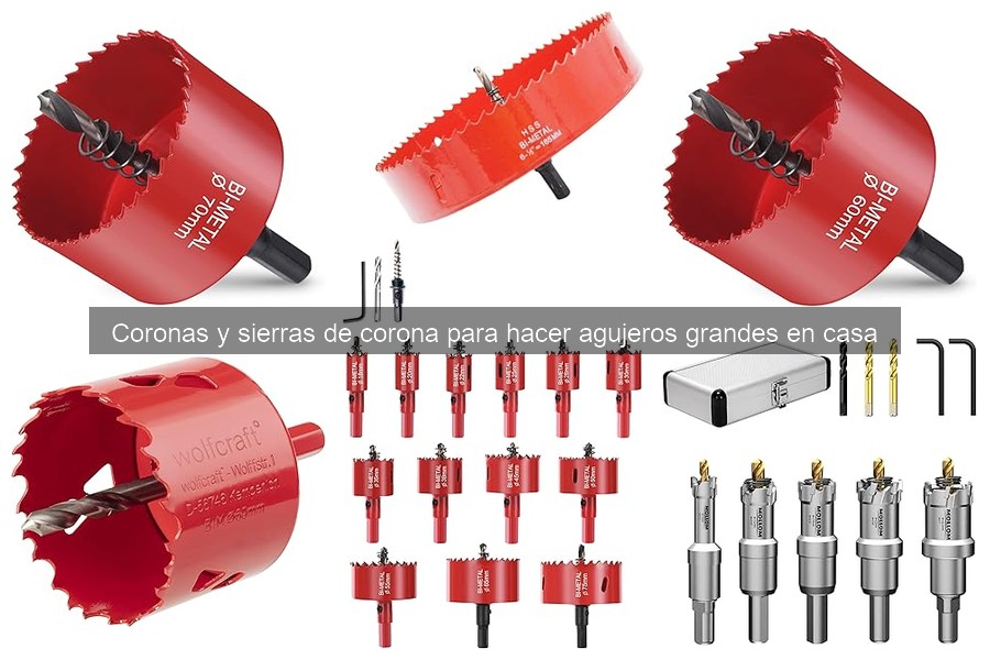 Monta y Usa Correctamente una Sierra de Corona en Casa