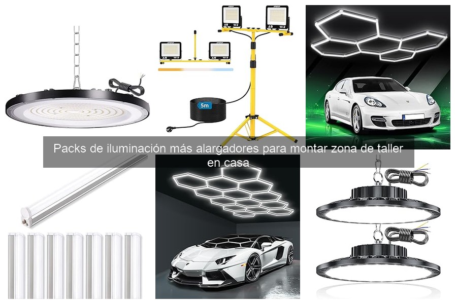 Necesidades eléctricas para iluminación en el taller