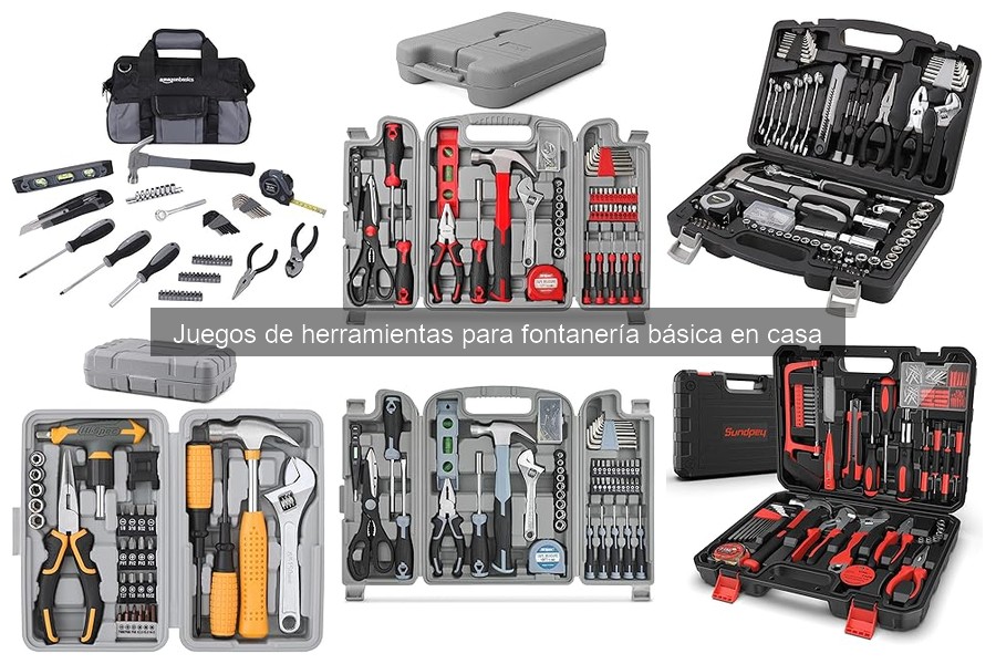 ¿Necesito un juego completo de herramientas de fontanería?