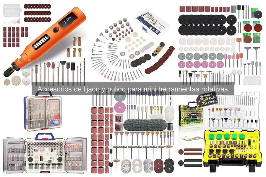 Ofertas en accesorios de lijado para mini herramientas rotativas