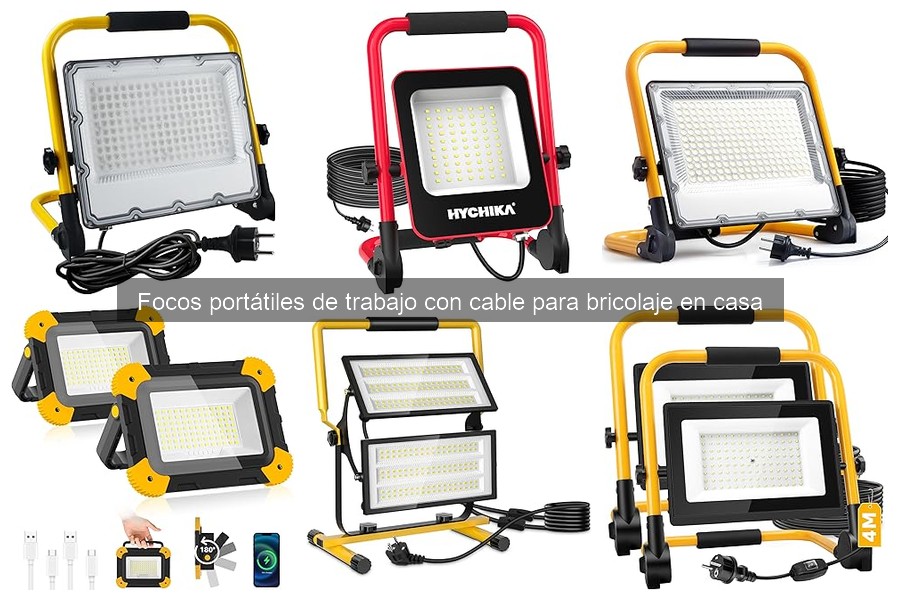 Ofertas en Focos Portátiles de Trabajo con Cable para Bricolaje