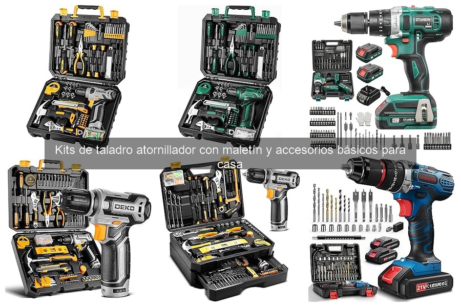 Opiniones Reales sobre Kits de Taladro Atornillador para el Hogar