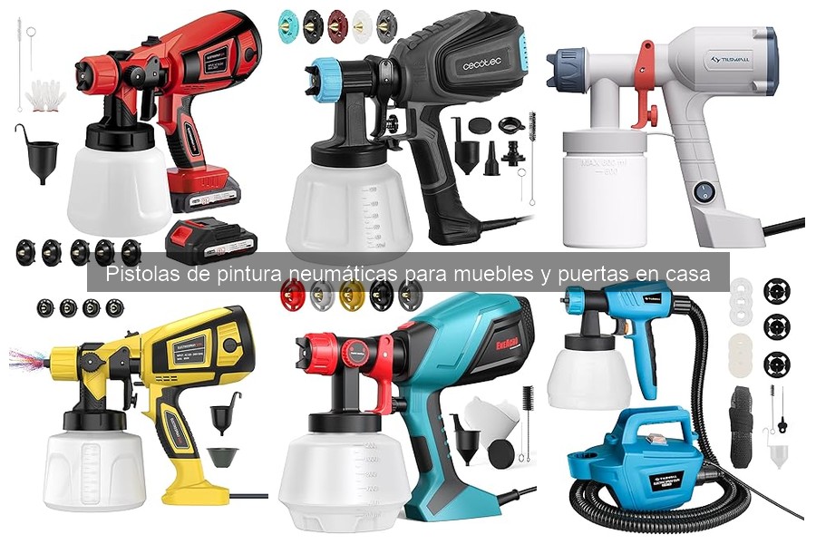 Opiniones sobre kits de pistolas de pintura neumáticas