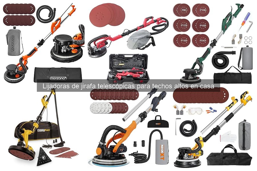Opiniones sobre Lijadoras de Jirafa Telescópicas para Techos
