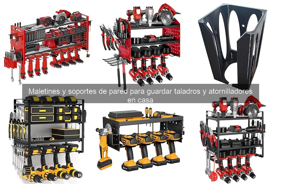 Opiniones sobre maletines y soportes de pared para herramientas