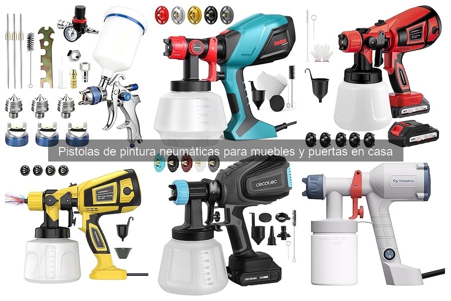 Opiniones sobre pistolas de pintura neumáticas para muebles