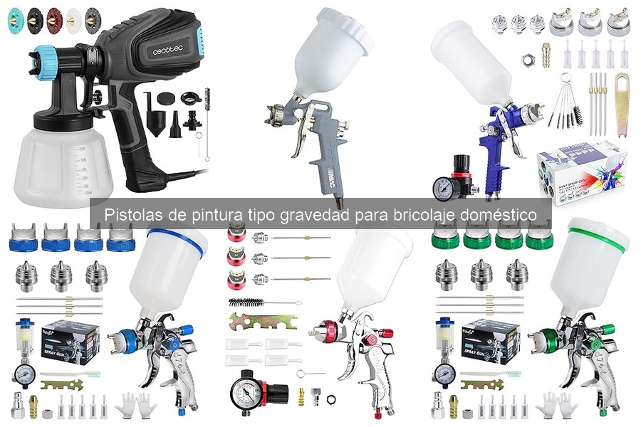 Opiniones sobre Pistolas de Pintura Tipo Gravedad para Bricolaje