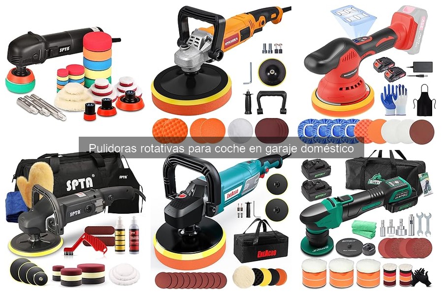 Opiniones sobre pulidoras rotativas para coche en casa