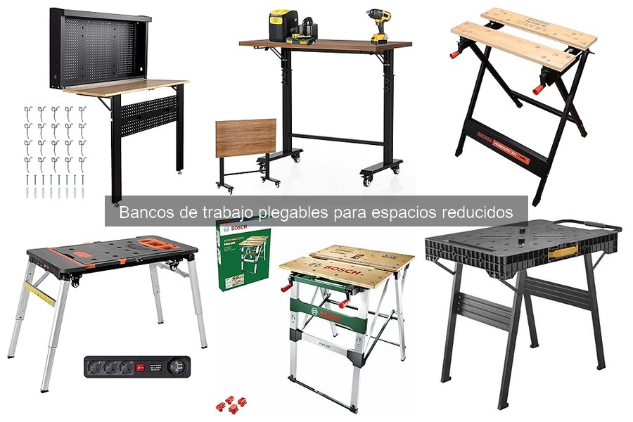Optimiza tu espacio con bancos de trabajo plegables
