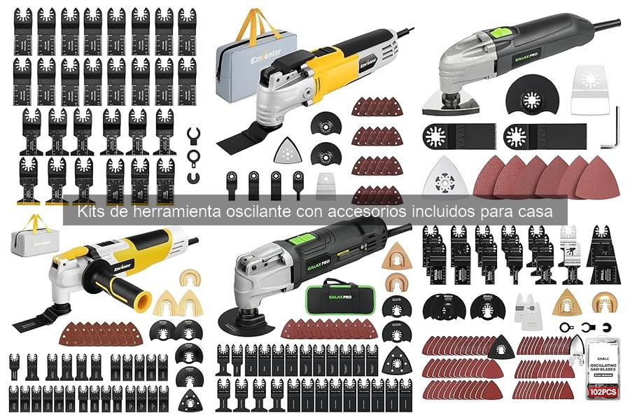 Organiza accesorios de tu kit de herramienta oscilante