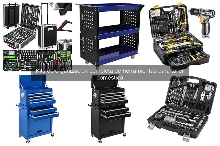 Organiza tu taller pequeño con kits de herramientas eficaces