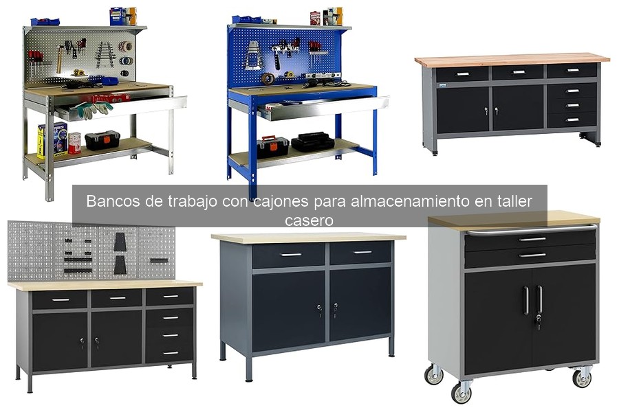 Personaliza tu banco de trabajo con cajones para el taller