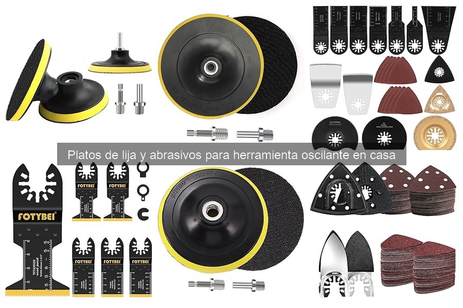 Platos de Lija y Abrasivos para Herramienta Oscilante: ¿Qué Son?