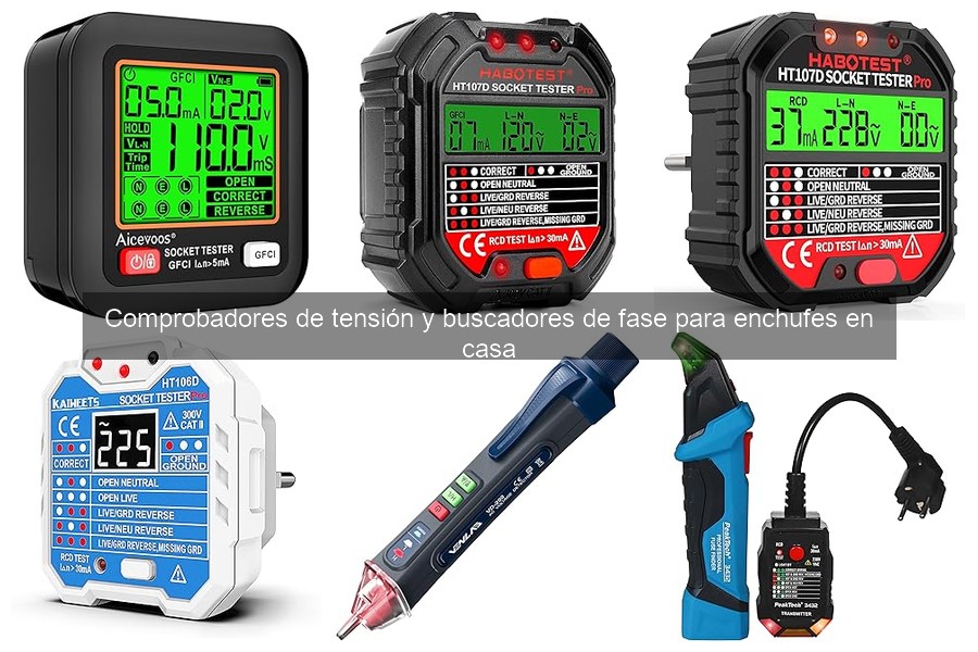 Precios de comprobadores de tensión para enchufes en casa