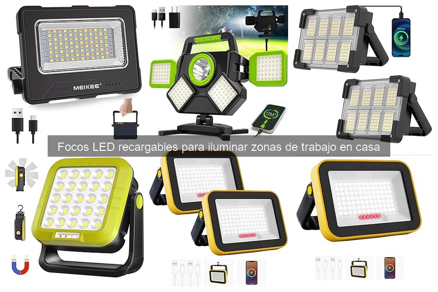 Precios de focos LED recargables para iluminar tu taller