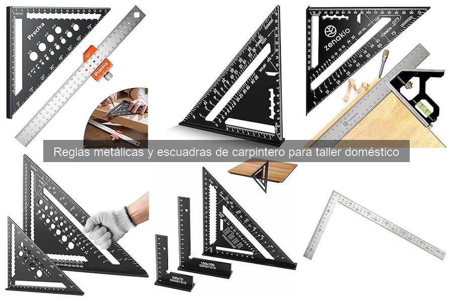 Precios de Reglas Metálicas y Escuadras de Carpintero en Amazon
