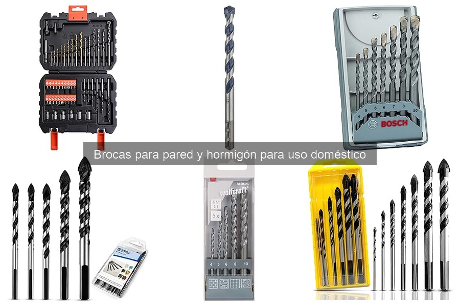 Precios promedio de brocas para pared y hormigón