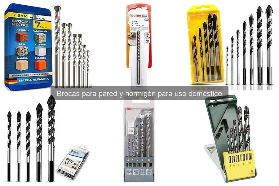 Problemas comunes al usar brocas para pared y hormigón