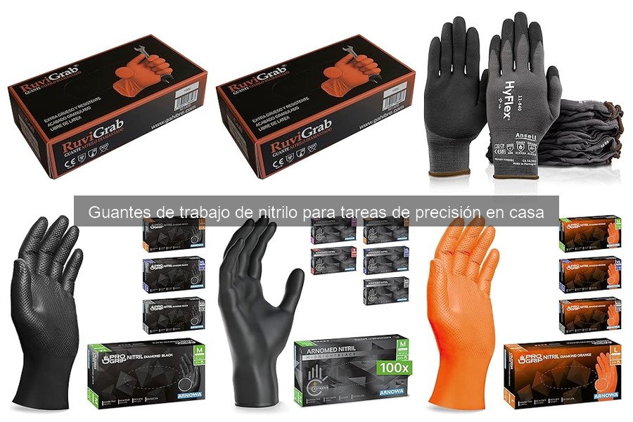 Problemas comunes al usar guantes de nitrilo en bricolaje