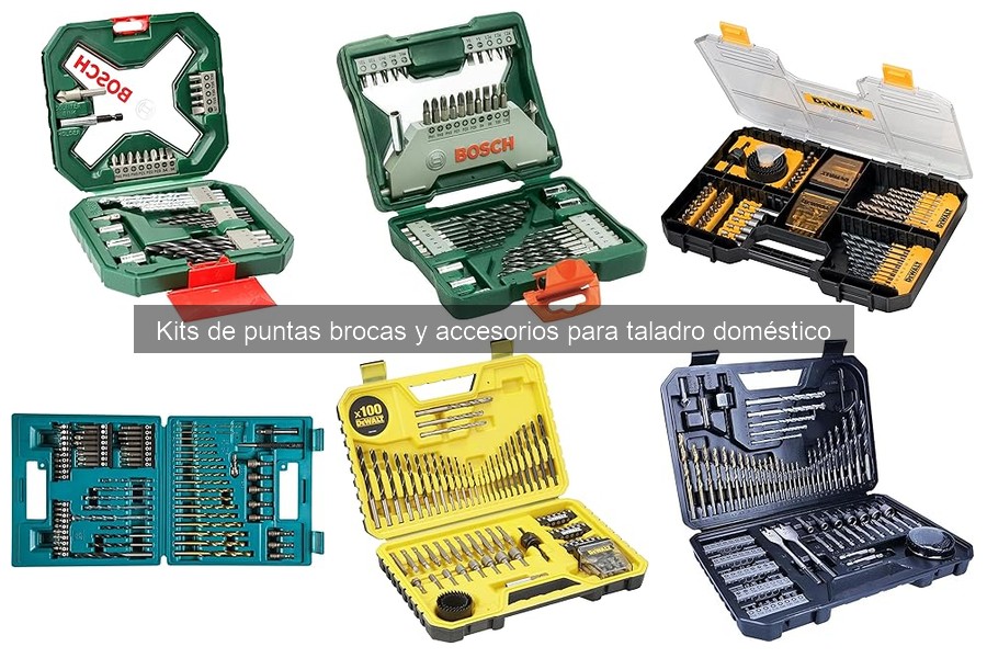 Problemas comunes al usar kits de brocas y puntas