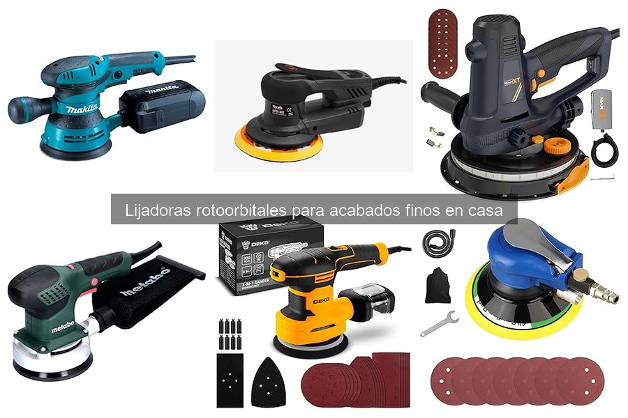 Problemas comunes al usar lijadoras rotoorbitales en casa