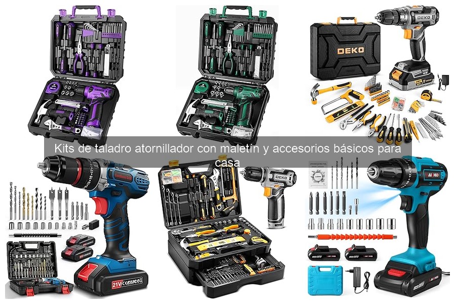 Problemas comunes con kits de taladro atornillador y soluciones