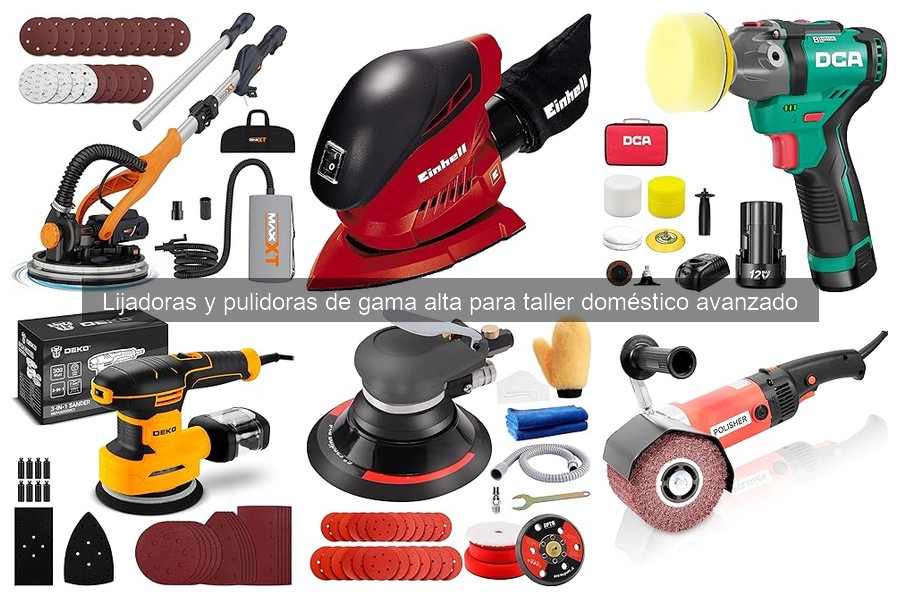 Problemas comunes con lijadoras de gama alta y soluciones