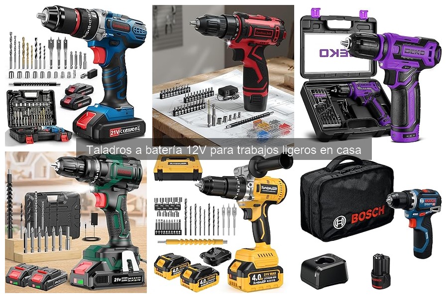 Problemas comunes con taladros a batería 12V y soluciones