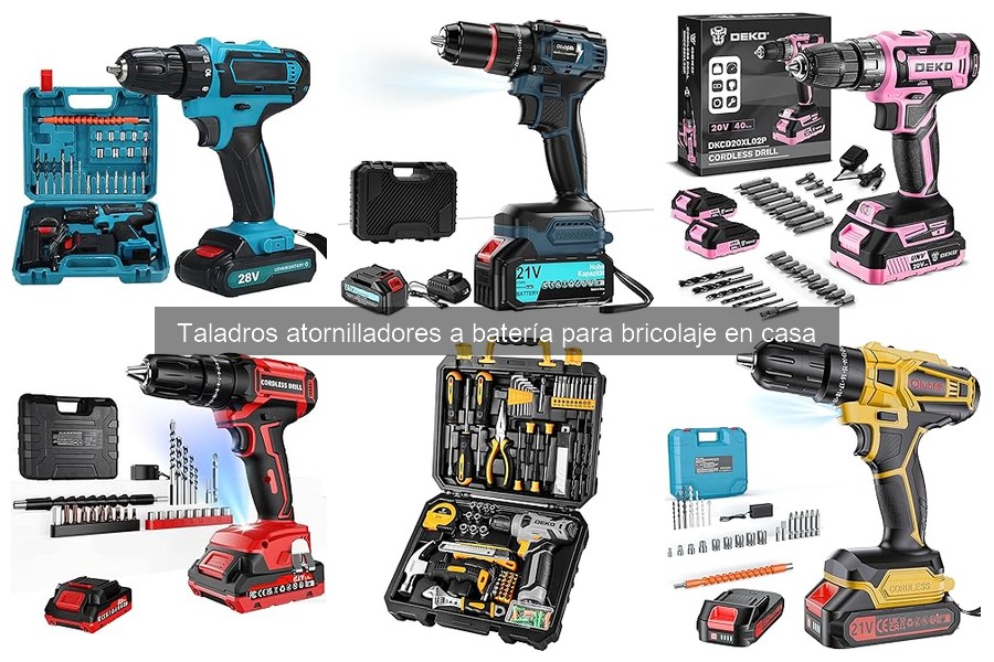 Problemas comunes con taladros atornilladores a batería y soluciones