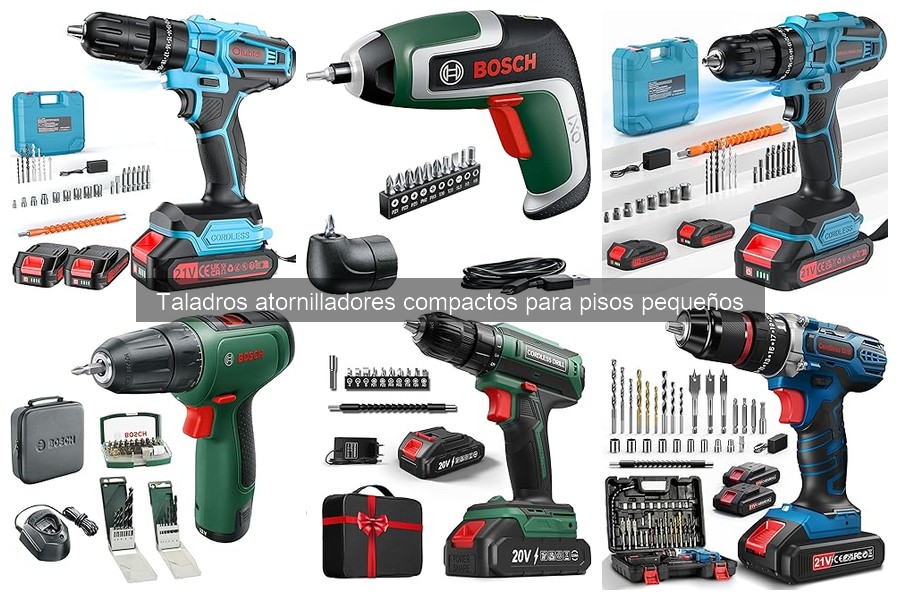 Problemas comunes en taladros atornilladores compactos y soluciones