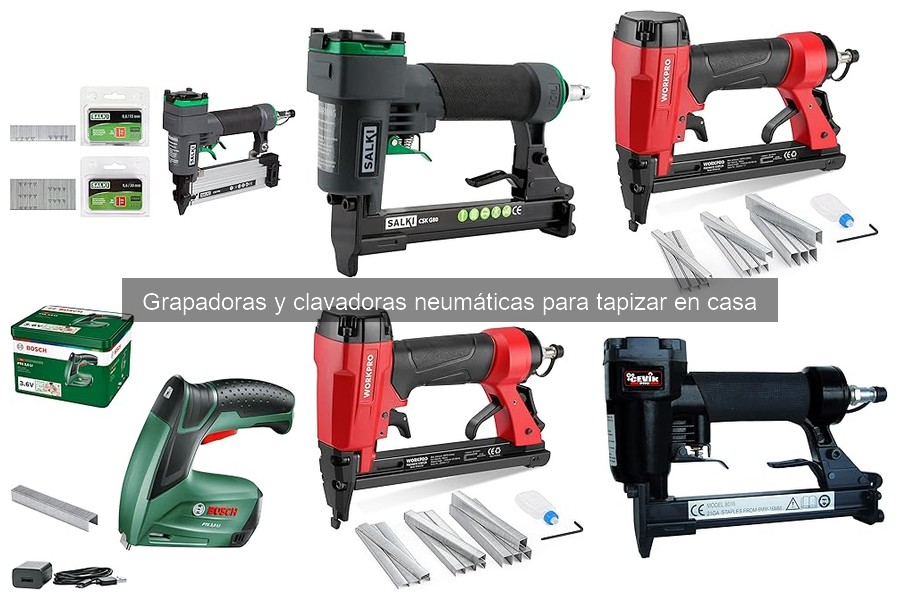 Proyectos creativos con grapadoras neumáticas en casa