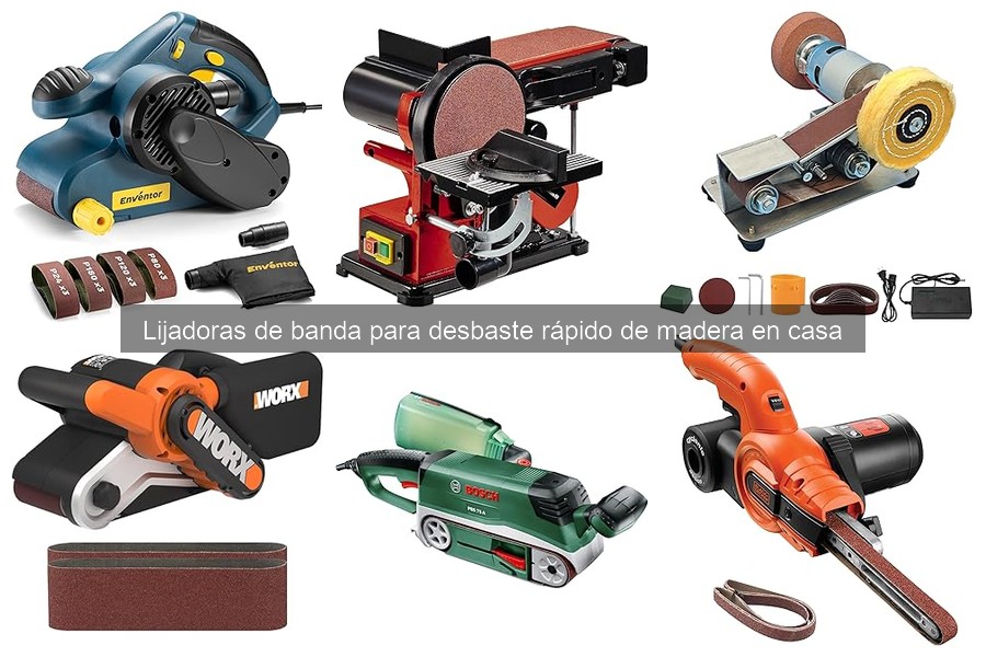 Proyectos de bricolaje creativos con lijadoras de banda