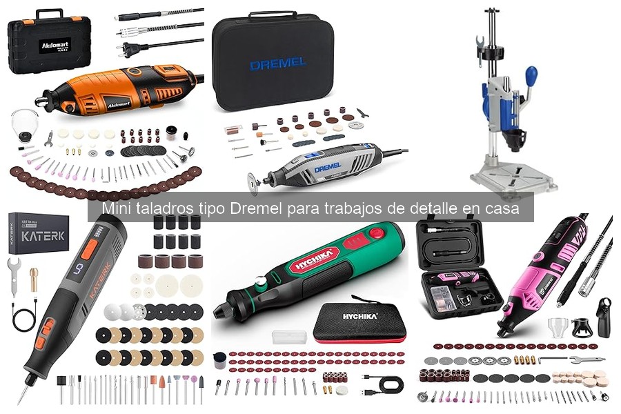 Proyectos sencillos con mini taladros Dremel para el hogar