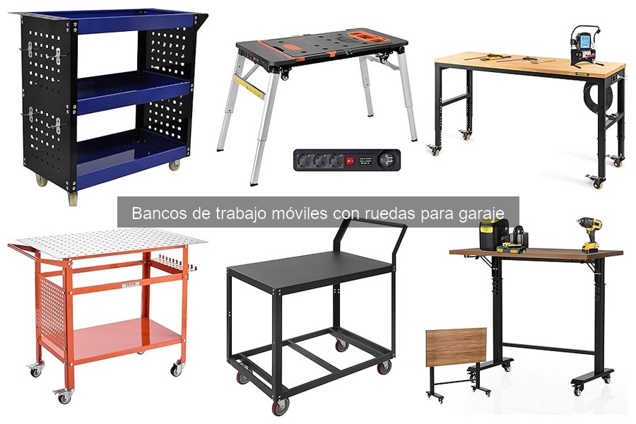 ¿Pueden los bancos de trabajo móviles soportar cargas pesadas?