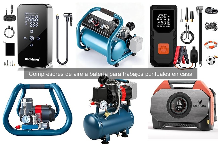 ¿Qué es un compresor de aire a batería? Guía básica