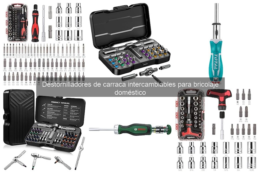 ¿Qué es un destornillador de carraca intercambiable?