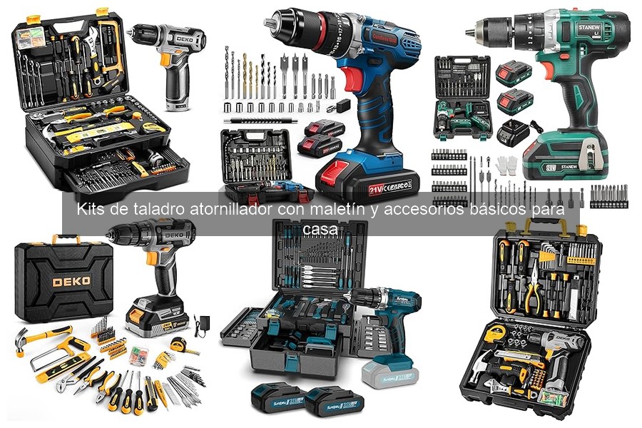 ¿Qué es un kit de taladro atornillador? Características esenciales