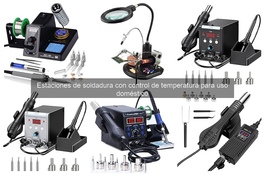 ¿Qué es una estación de soldadura con control de temperatura?