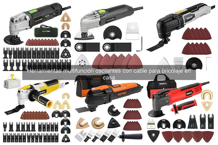 ¿Qué es una herramienta multifunción oscilante para bricolaje?