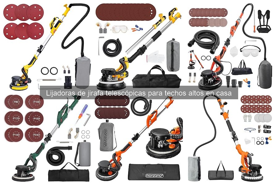 ¿Qué es una lijadora de jirafa telescópica? Guía y ventajas