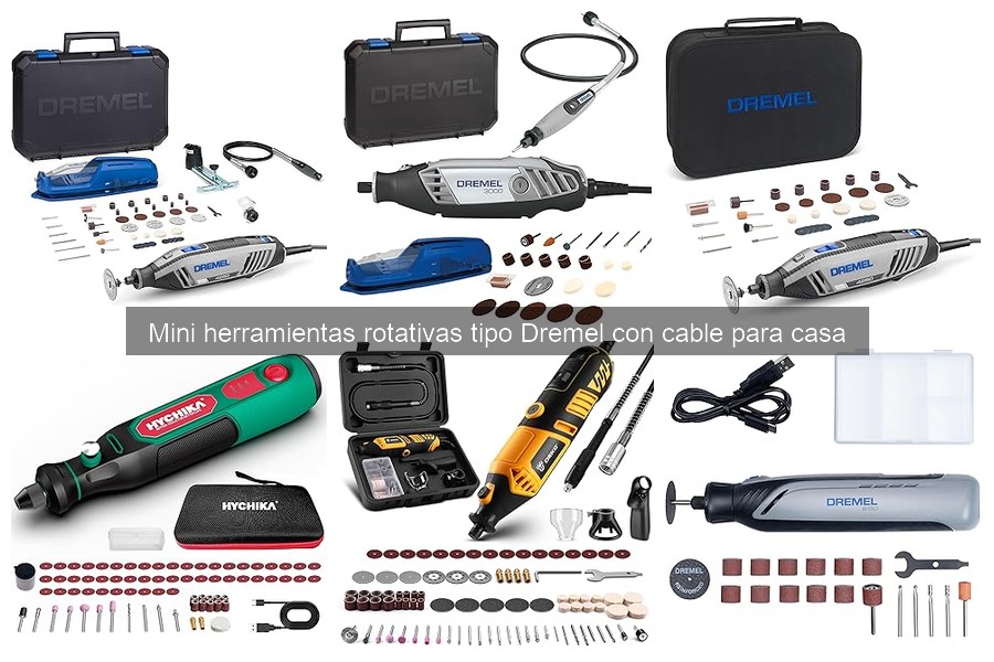 ¿Qué es una mini herramienta rotativa tipo Dremel?